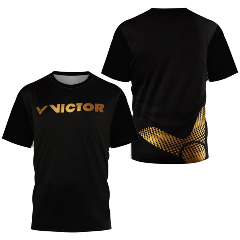 Badminton Asia - Herren T-Shirts Farbverlauf Harajuku Badminton Tischtennis