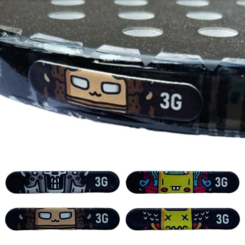 Badminton Anime - 6PCS Cartoon Tennisschläger Gewichtete Aufkleber 3g
