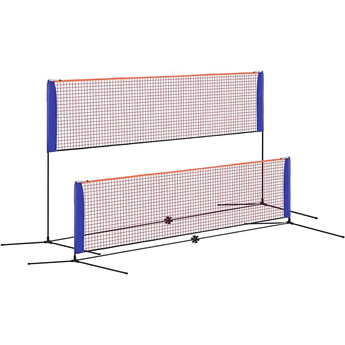 Badminton Badminton - Tragbares Badmintonnetz, kleine Größe, 4,1 m