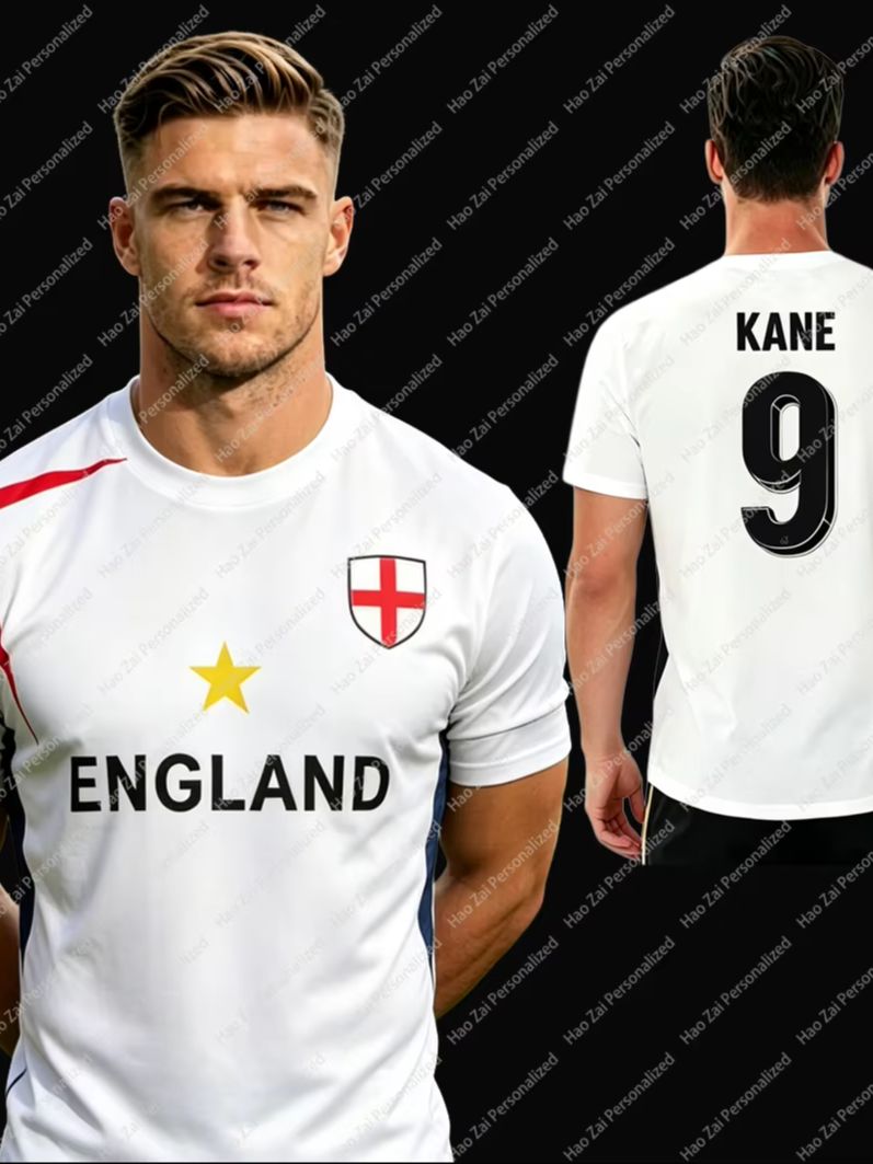 Badminton England - 2026 Sommer England Nationalmannschaft Fußballtrikot/T-Shirt Kane