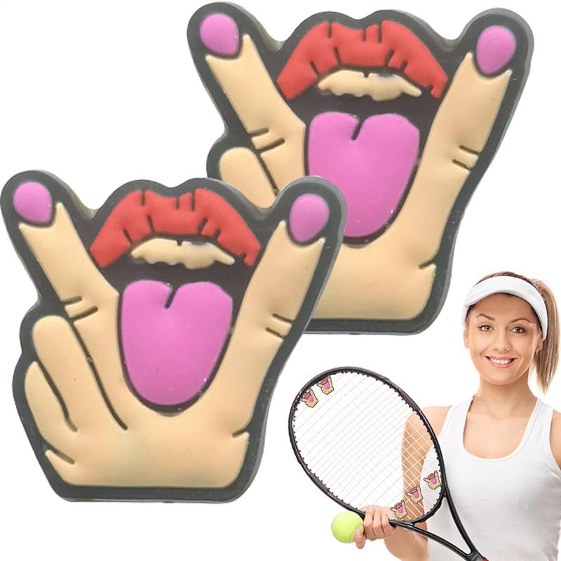 Badminton Anime - 2Pcs Cartoon Tennis Schläger Stoßdämpfer Dämpfer