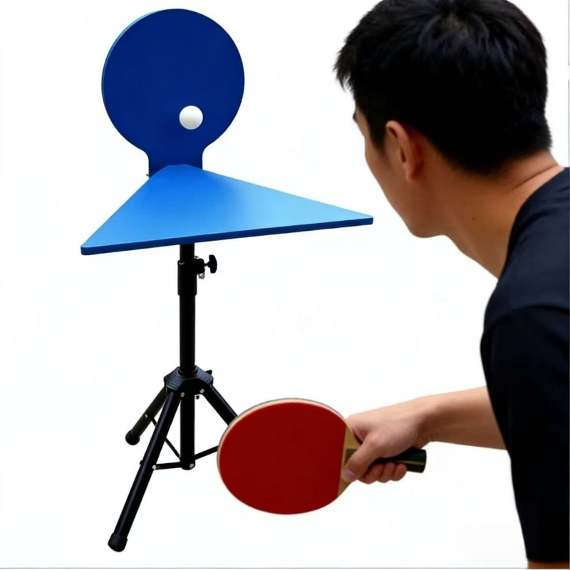 Badminton Rebound Trainer - Verstellbares Tischtennis-Trainings-Rebound-Board Einzelnes Ping-Pong-Rückprallbrett Langlebiger Balltrainer