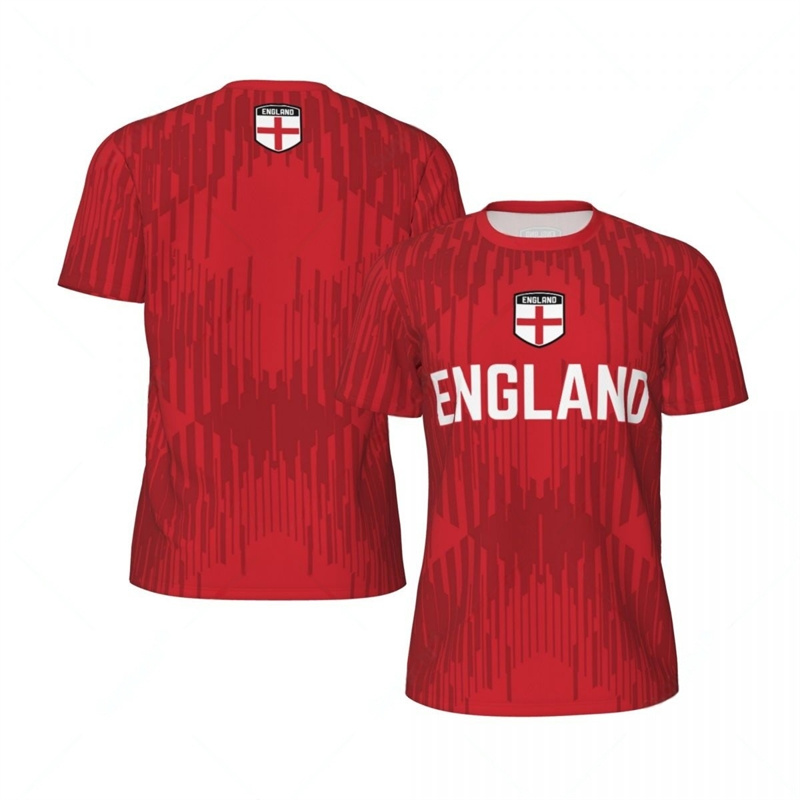 Badminton England - England Fußball T-shirt Männer Schnell Trocknend