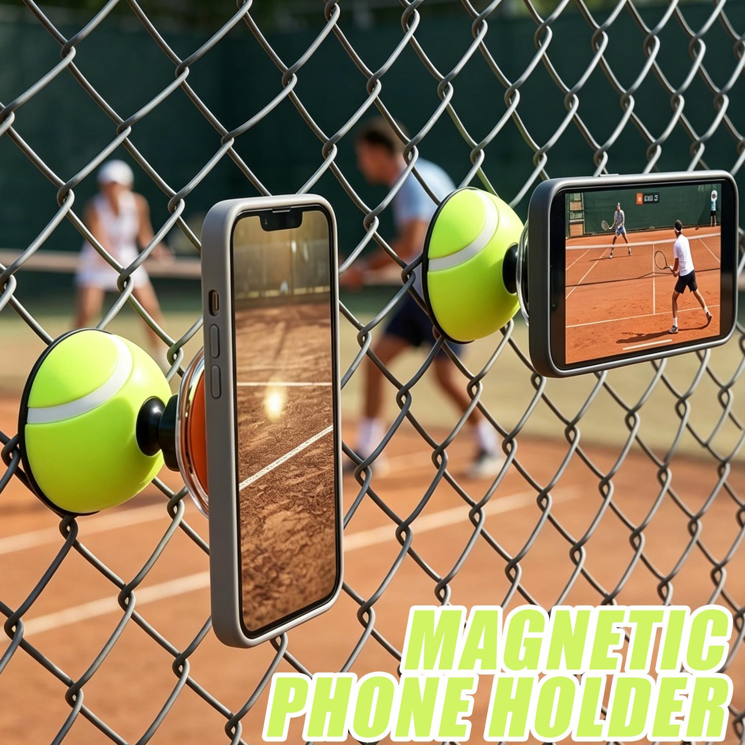 Badminton Live Streaming - Anti-Rutsch Magnetischer Handyhalter für Tennis- und