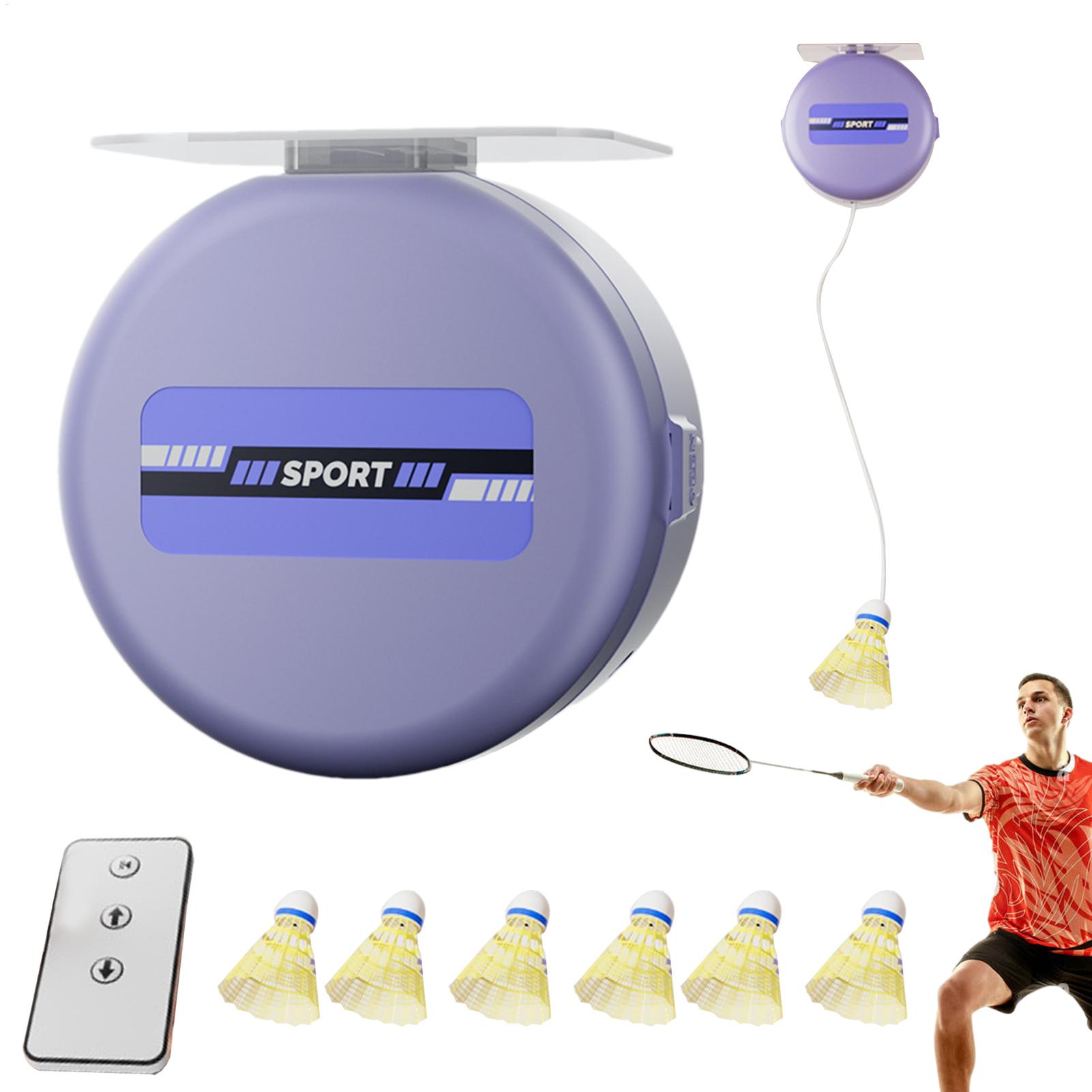 Badminton Rebound Trainer - Tragbarer Badminton-Trainer, Badminton-Übung, Selbststudium, Training, Rebound,
