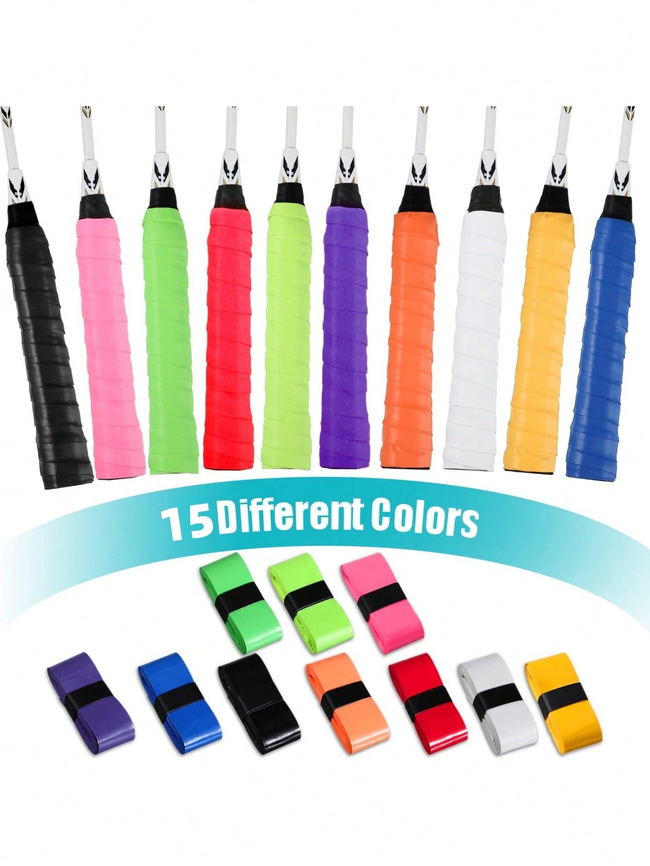 Badminton Match - PU Tennis Badminton Overgrip Trockenes, schweißabsorbierendes,
