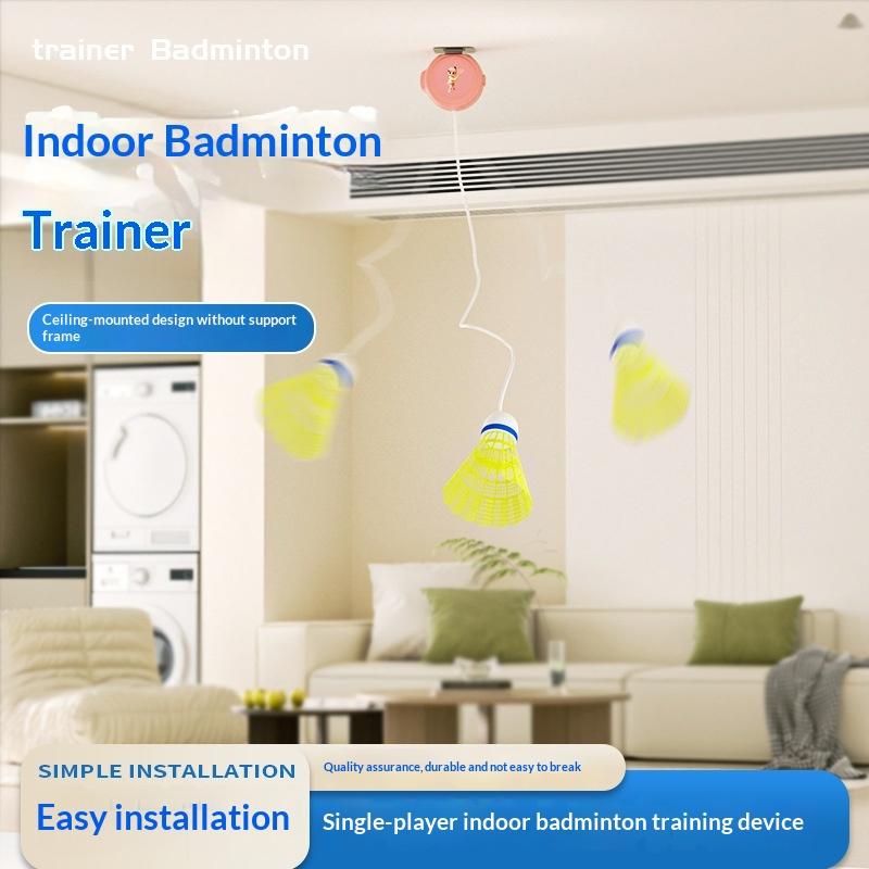 Neuer Automatischer Einziehbar – Badminton Rebound Trainer Bewertung und Preis