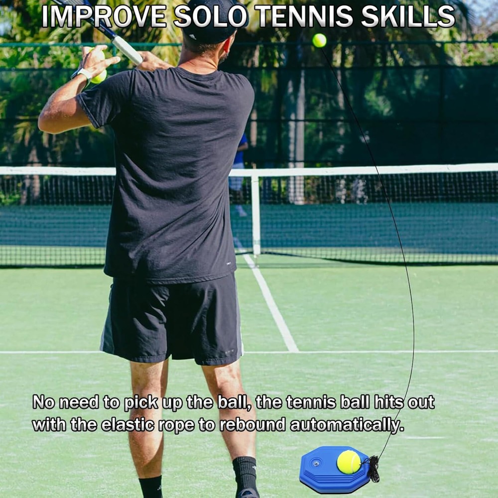 Tragbarer Einzelspieler-Tennis – Badminton Rebound Trainer Bewertung und Preis