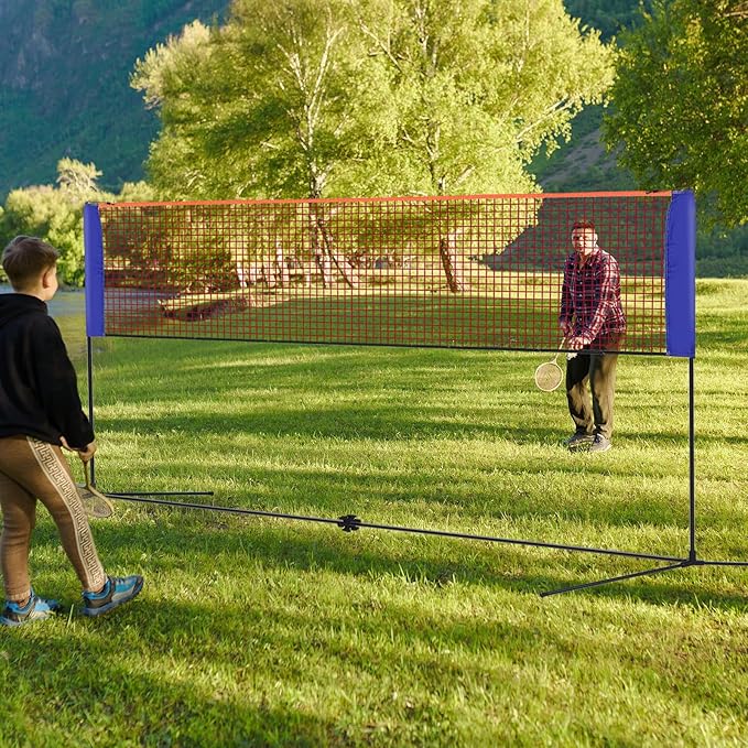 Tragbares Badmintonnetz, klein – Badminton Badminton Bewertung und Preis