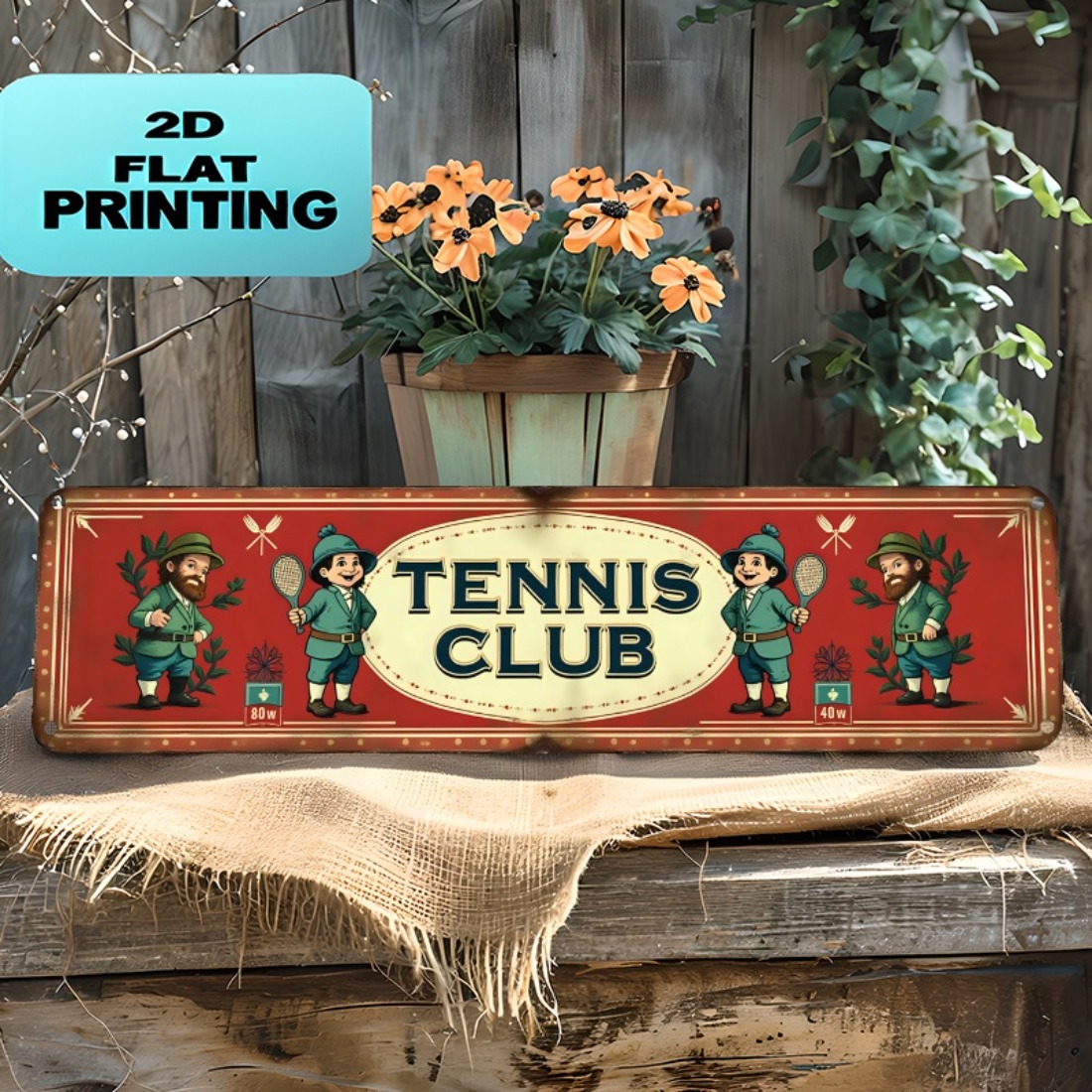 Tennisclub Vintage Metall-Wand – Badminton Quotes Bewertung und Preis