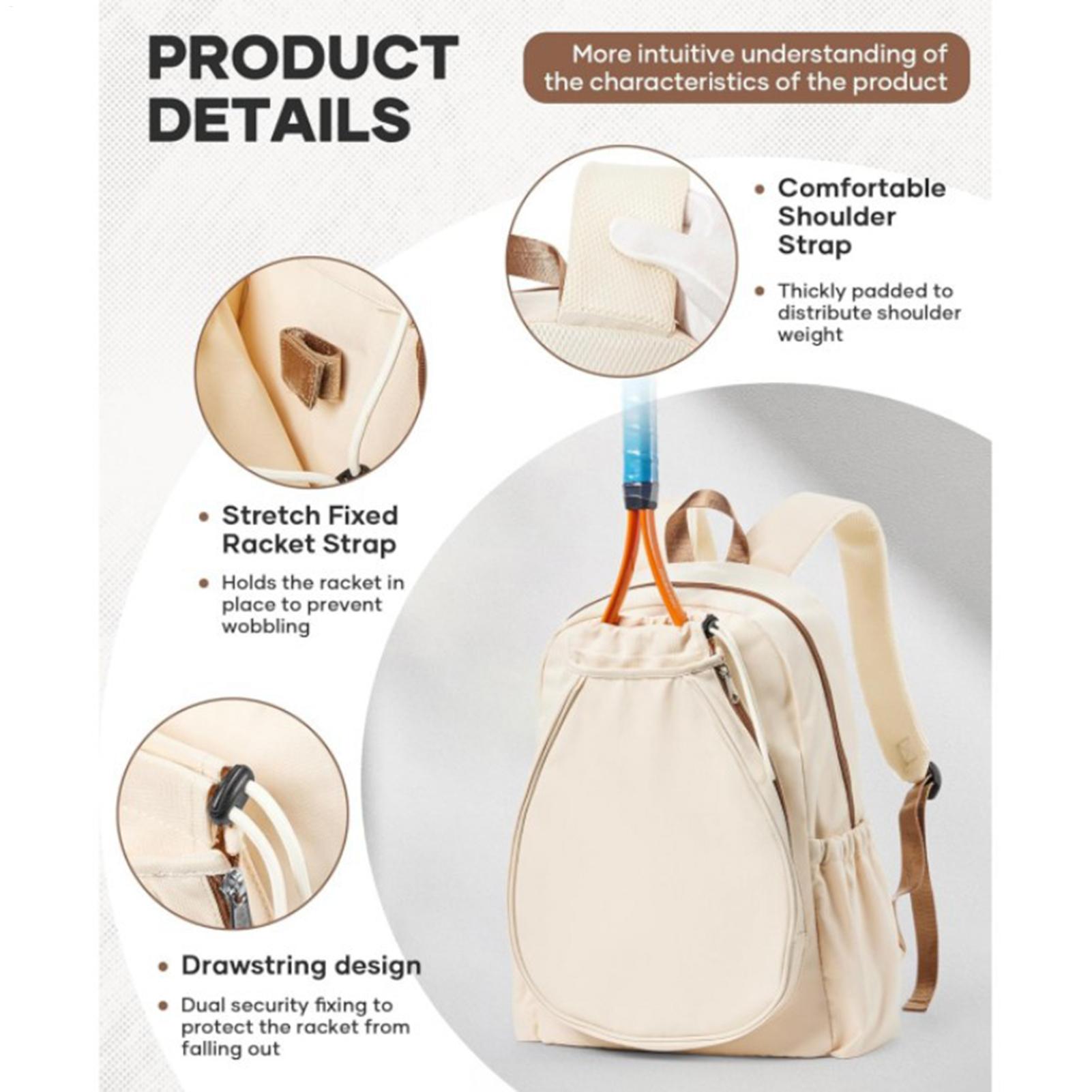 Pickleball-Schlägertasche für  – Backpack Racket Bag Bewertung und Preis