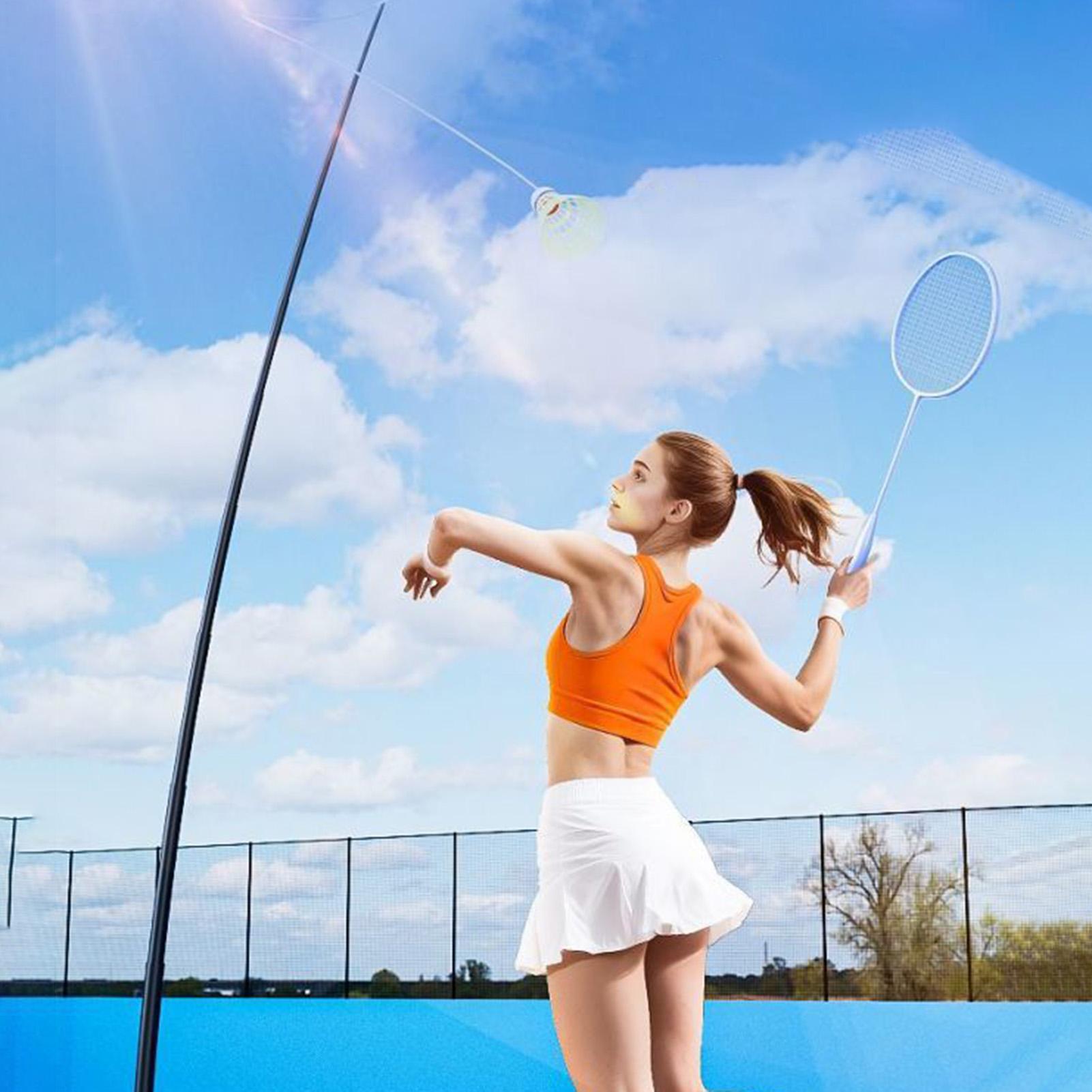 Badminton-Einzeltrainingshilfe – Badminton Rebound Trainer Bewertung und Preis