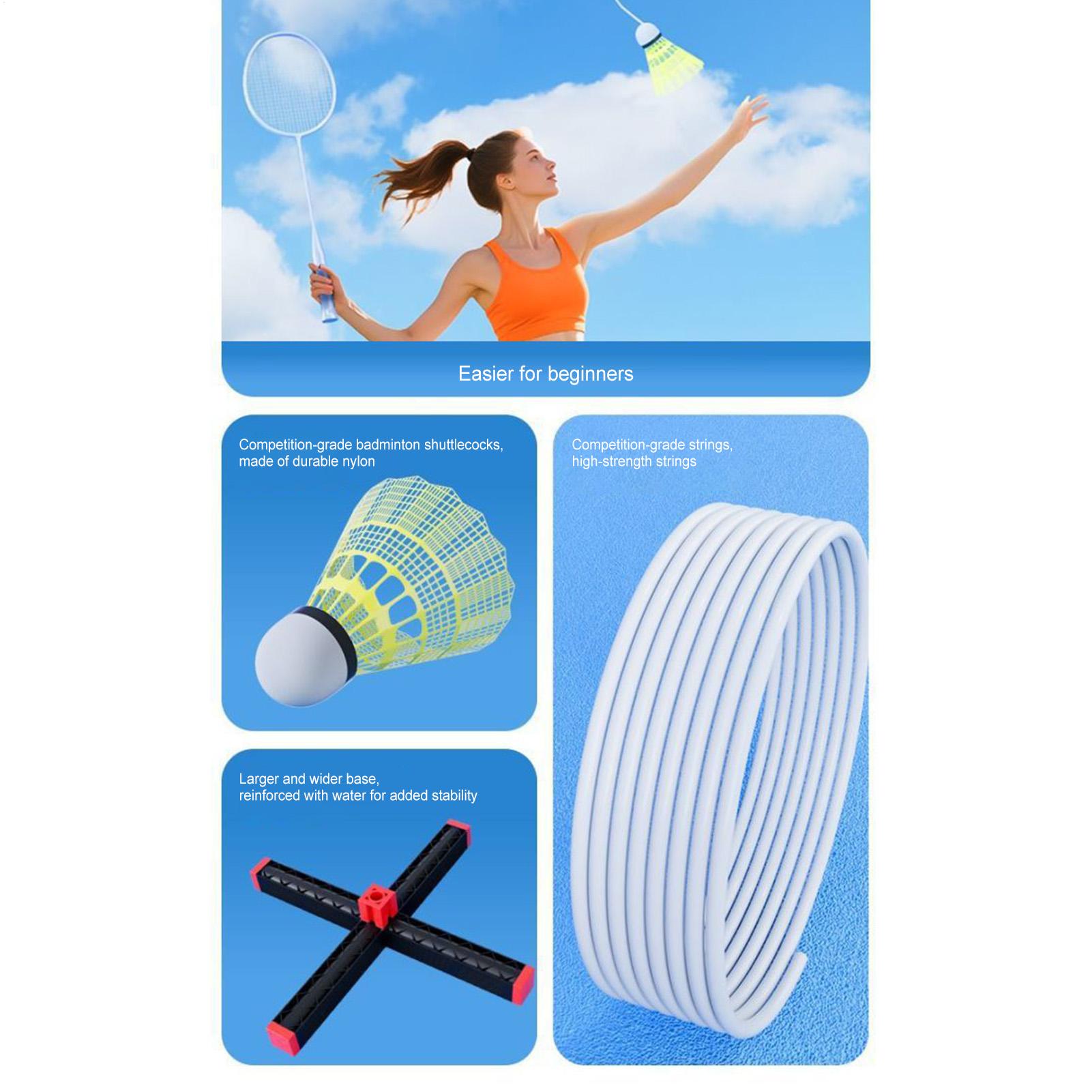 Badminton-Einzeltrainingshilfe – Badminton Rebound Trainer Bewertung und Preis