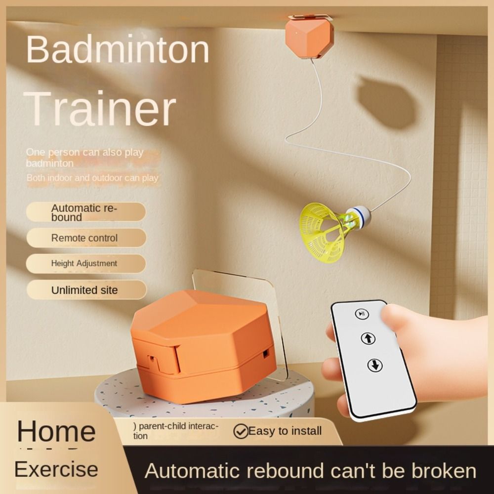 1 Set Elektrischer Badminton-T – Badminton Rebound Trainer Bewertung und Preis