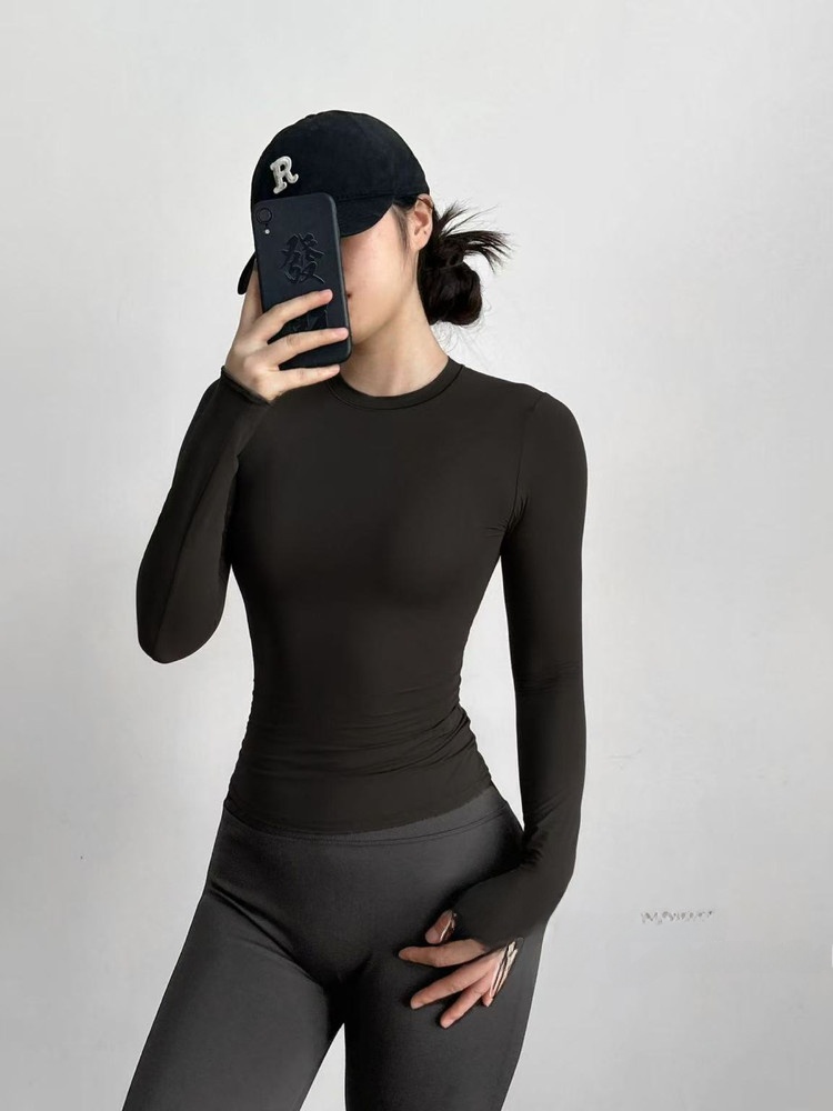 Slim Fit Langarm Yoga Fitness  – T Shirt Dry Fit Bewertung und Preis